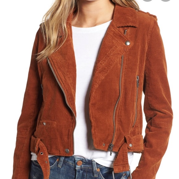 Blank NYC Jackets & Blazers - NWOT Blank NYC Corduroy Moto Jacket